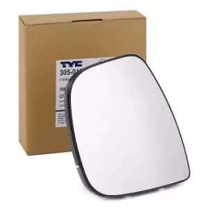 TYC Wing Mirror Glass 305-0184-1 Side Mirror Glass,Mirror Glass OPEL,PEUGEOT,TOYOTA,Zafira Life (K0),COMBO Großraumlimousine (X19)