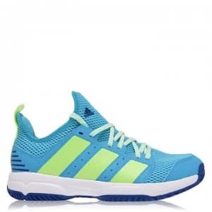 adidas Stabil Junior Indoor Sports Shoes - Cyan Blue