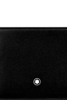 Mont Blanc - Meisterstuck Wallet 6cc With Money Clip - Credit Card Wallets - Black