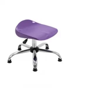 TC Office Titan Swivel Junior Stool with Glides 405-475mm, Purple