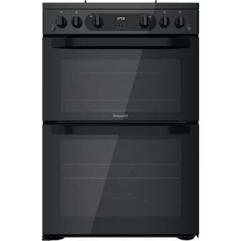 Hotpoint Amelia HDM67G0CMB Double Oven Gas Cooker