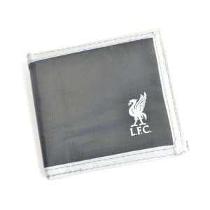Liverpool Multi Pocket Black Canvas Crest Wallet