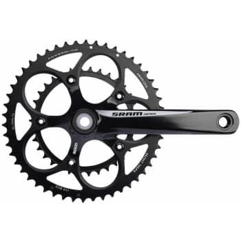Apex Black/White Chainset 172.5mm 50-34t Inc GXP BB - CWR303W5707 - Sram