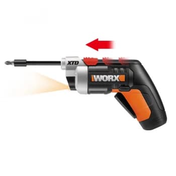 Worx XTD 4 Volt Li-Ion Extending Cordless Screwdriver