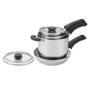 Prestige Kitchen Hacks 5 Piece Nesting Pan Set
