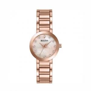 Bulova Pink and Two Tone 'Modern' Watch - 97P132