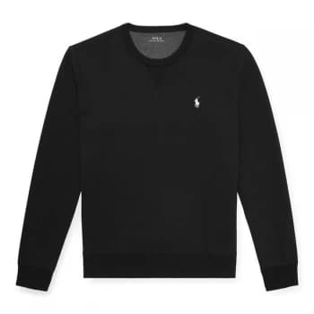 POLO RALPH LAUREN Logo Crew Neck Sweatshirt - Polo Black