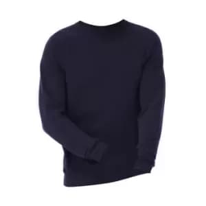 Canvas Unisex Triblend Crew Neck Fleece Sweatshirt (280 GSM) (XL) (Navy Triblend)