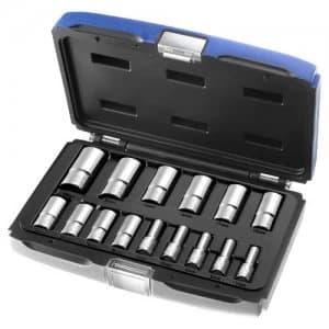 Expert by Facom 15 Piece 3/8" Drive Deep Hex Socket Set Metric 3/8"