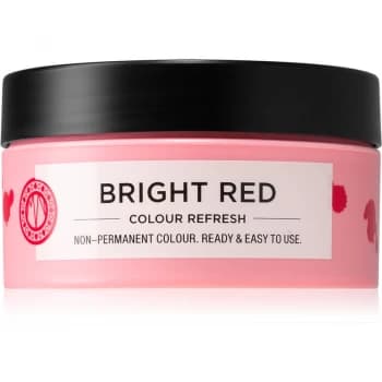 Maria Nila Colour Refresh Bright Red Gentle Nourishing Mask without Permanent Color Pigments Lasts For 4 - 10 Washes 0.66 100ml