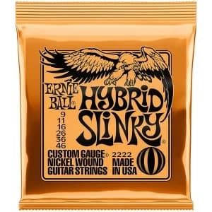 Ernie Ball Hybrid Slinky 9-46 Nickel Wound Electric Guitar Strings
