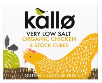 Kallo Organic Low Salt Chicken Stock Cubes 48g