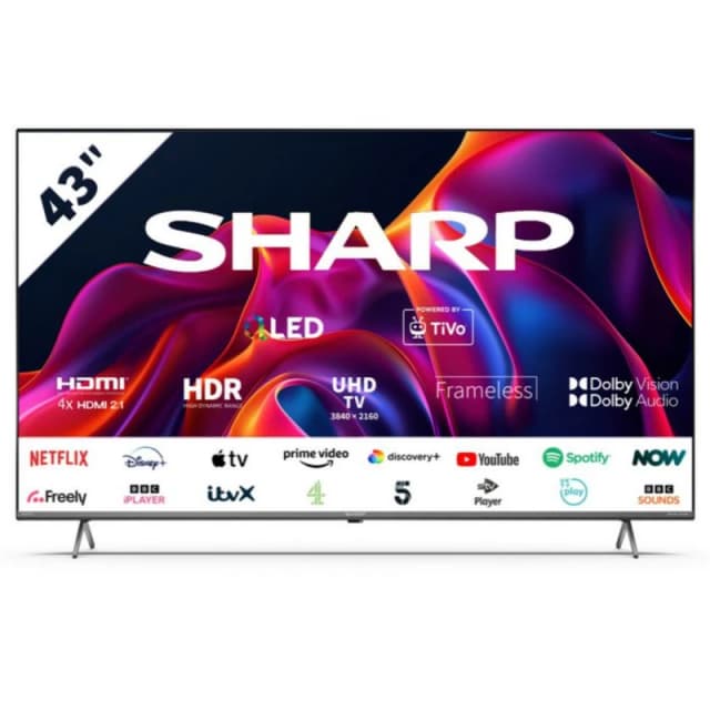Sharp 43" 4T-C43GM6245KS Smart 4K Ultra HD Quantum Dot TV
