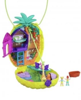Polly Pocket Polly & Lila Pinapple Safari Playset