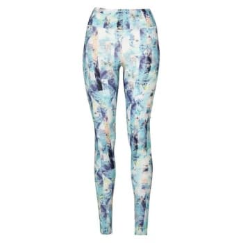 ONeill Hi Rise Leggings Ladies - Blue AOP/Purple