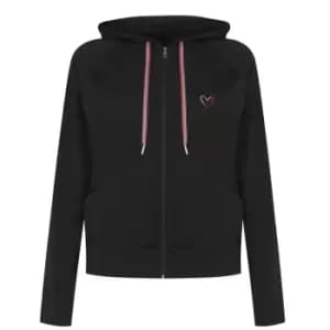 Paul Smith Swirl Jersey Zip Hoodie - Black