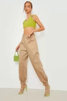 Pocket Detail Balloon Cargo Trousers