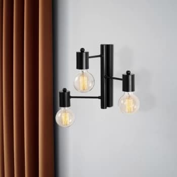 Hexa - 6946 Black Wall Lamp