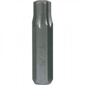 Draper 8mm Hex Shank Impact Torx Screwdriver Bit T45 25mm Pack of 1