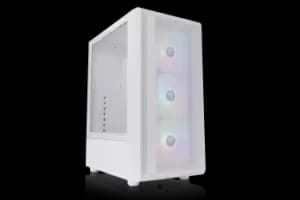 Thermaltake S200 TG ARGB Snow Mid Tower ATX Case - CA-1X2-00M6WN-00