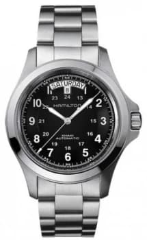 Hamilton Khaki Field King Auto Mens Sapphire Glass H64455133 Watch
