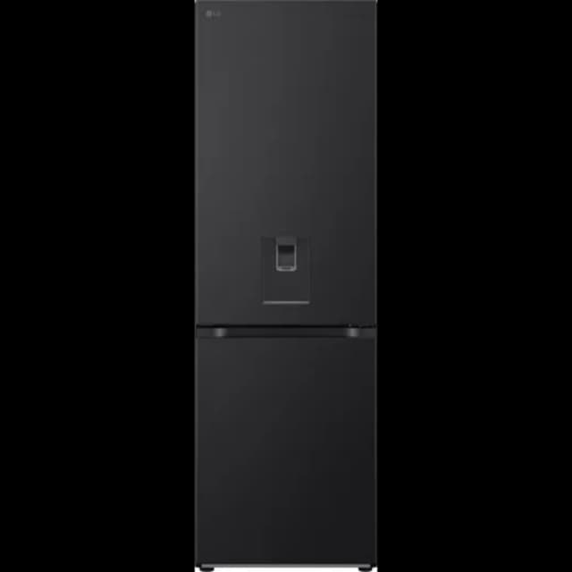 LG NatureFRESH GBF3102EEP 186cm High 60/40 No Frost Fridge Freezer - Matte Black - E Rated