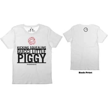Radiohead - Gucci Piggy Unisex Large T-Shirt - White
