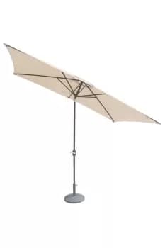 Royalcraft 2.4 x 3m Ivory Crank and Tilt Parasol Parasol - Garden & Outdoor