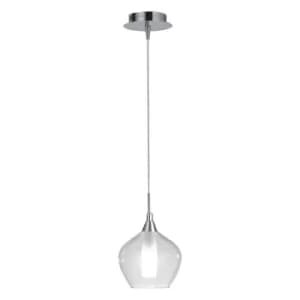SKYLINE Dome Pendant Ceiling Light Transparent 16.7x17.5cm