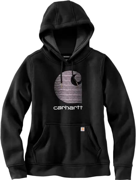 Carhartt Rain Defender Promo Ladies Hoodie, black, Size L for Women
