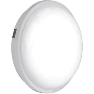 Enlite 240V 20W IP65 Polycarbonate Round LED Bulkhead White 4000K