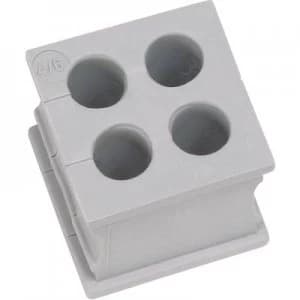 Icotek KT 42 Cable grommet slotted Terminal max. 2mm Elastomer Grey