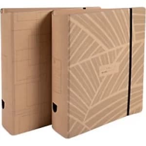 Eterneco Lever Arch File S80mm 2 Ring, Assorted Designs, Pack of 6