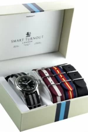 Mens Smart Turnout Watch STJ/52/003/BK/W-SET