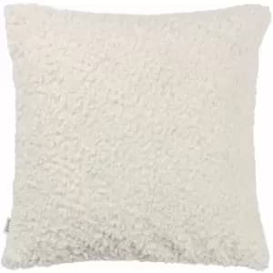 The Linen Yard Cabu Chunky Fleece Cushion Cover, Ecru, 45 x 45 Cm
