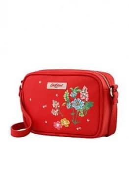 Cath Kidston Twilight Garden Pvc Placement Lozenge Bag - Tomato Red