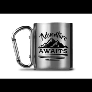 Adventure - Awaits Carabiners Mug