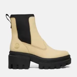 Timberland Everleigh Chelsea Boot For Her In Beige Beige, Size 3.5