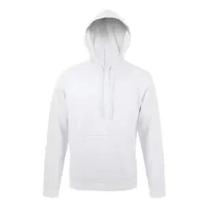 SOLS Snake Unisex Hooded Sweatshirt / Hoodie (L) (White)