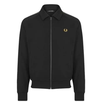 FRED PERRY Striped Tape Tricot Jacket - Black 102