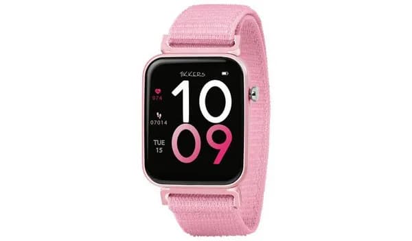 Tikkers Tikkers Kids Series 13 Pink Fabric Strap Smart watch