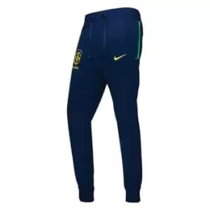2022-2023 Brazil Travel Knit Track Pants (Navy)