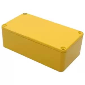 Hammond 1590B2Yl Enclosure, Multipurpose, Alum, Yellow