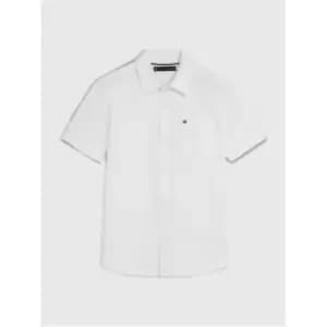 Tommy Hilfiger Stretch Oxford Shirt S/S - White