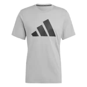 adidas Train Essentials Feelready Logo Training T-Shirt M - Grey