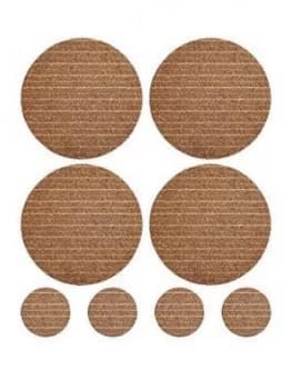 Typhoon Monochrome 8 Piece Coaster And Placemat Set