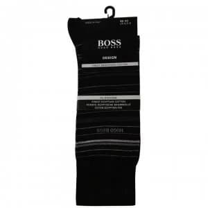 Hugo Boss Multi Strip Socks Black
