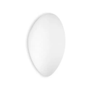 Forlight Glass 235mm - Flush Wall Fixture White E27 60W