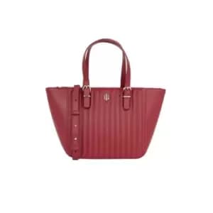 Tommy Hilfiger Th Timeless Small Tote Quilted - Red