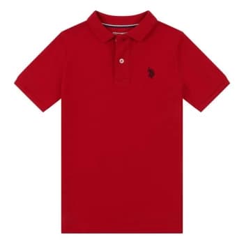 US Polo Assn Pique Polo Junior Boys - Red